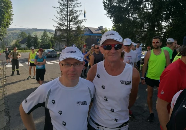 Jacek i Wiesław tuż przed startem. Fot. Grzegorz Bożek