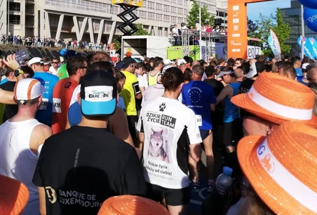 Karol tuż przed startem