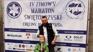 Rafał Kryza z synem. Fot. Archiwum Rafała Kryzy
