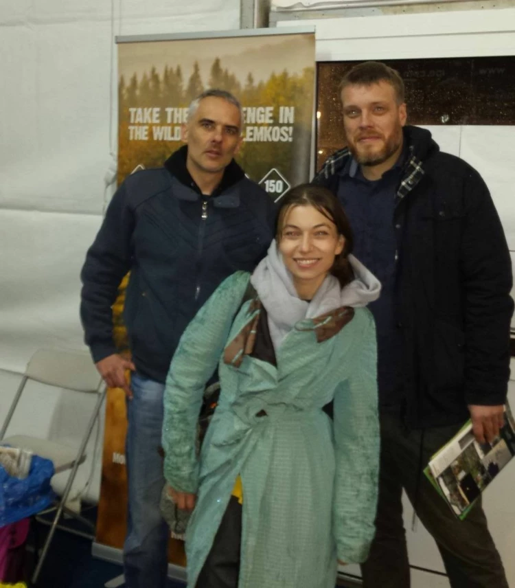 Łemkowyna 2016, biuro zawodów, Adrian Zandberg. Fot. Piotr Zych