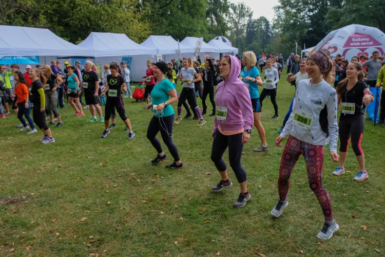 Przed biegiem na 10 km. Fot. Przemysław Gumułka